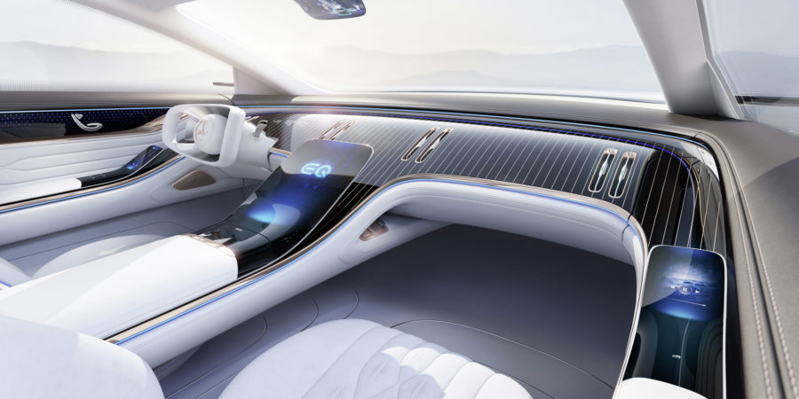 Mercedes Benz showcases luxury EV interior of the future