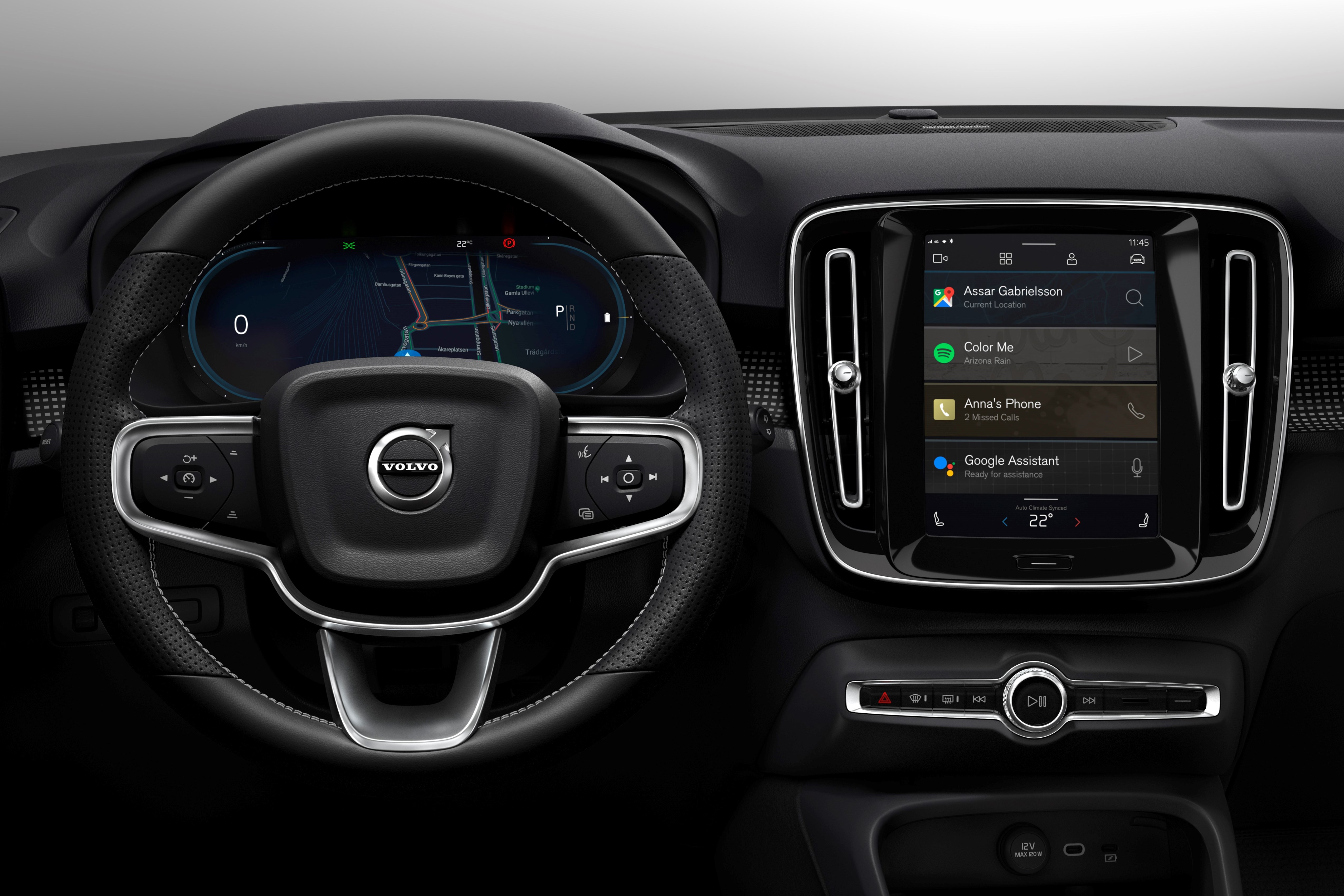 Volvo and Google reimagine infotainment experience for allelectric