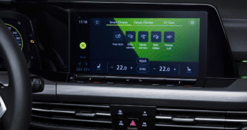 VW Golf climate control responds to human voice