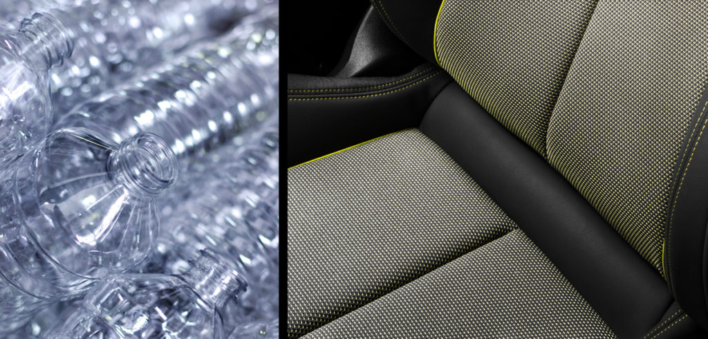 Audi makes seats from PET bottles