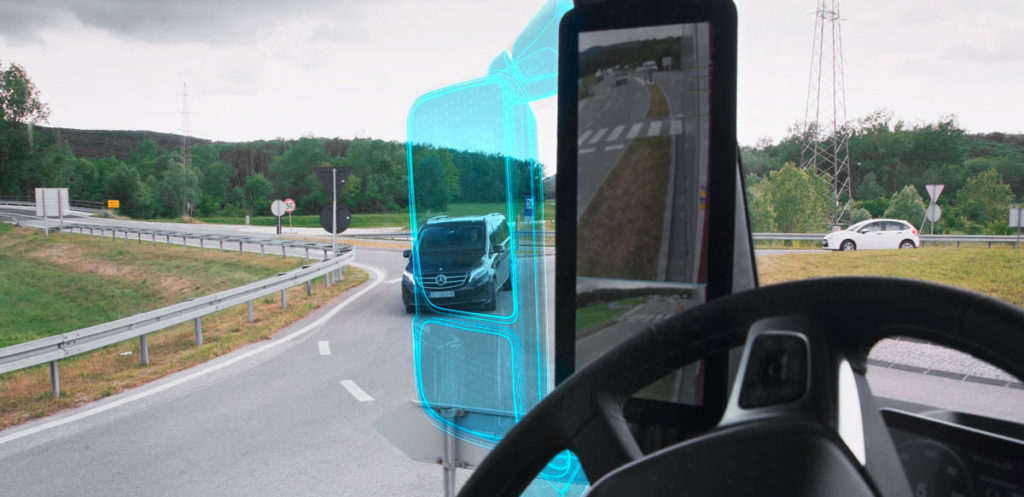 Mercedes replaces mirror with camera