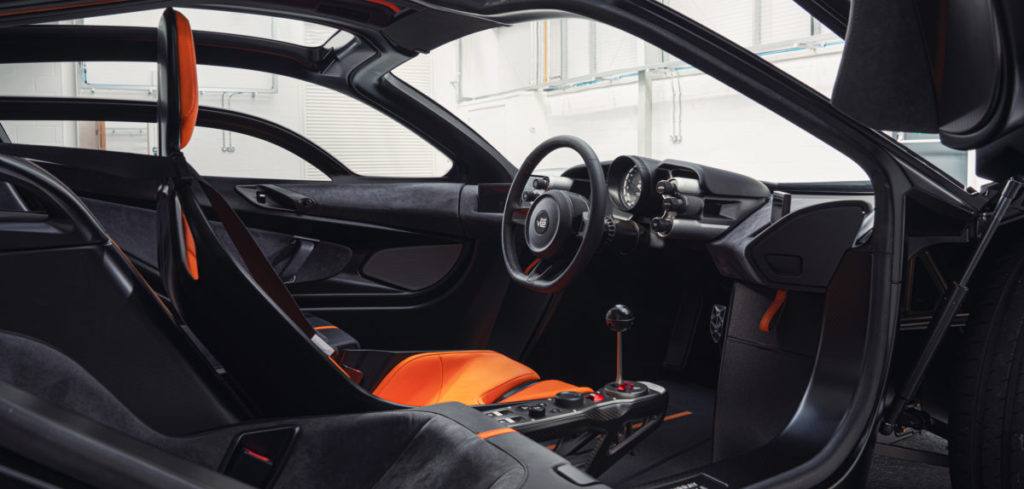 Interior details of Gordon Murray T.50 unveiled