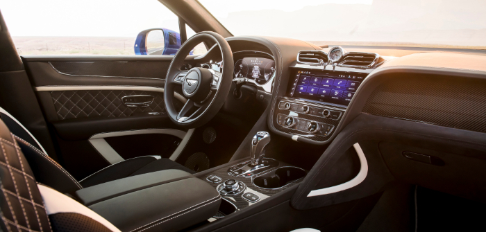 Bentley shows off all-new Bentayga Speed interior