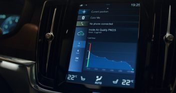 PM 2.5 monitoring for Volvo interiors