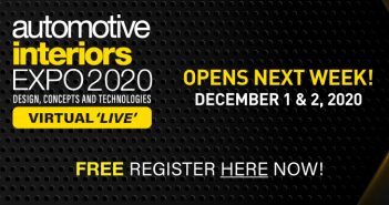 Automotive Interiors Virtual ‘Live’ launches next week