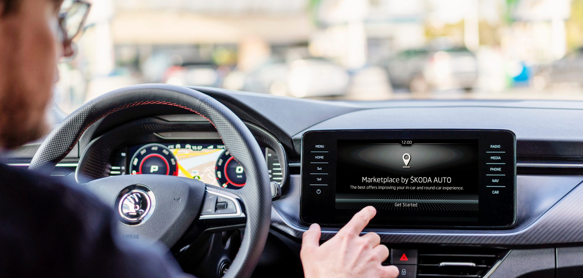 Система infotainment skoda