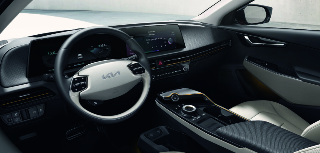 Kia shows first images of EV6 interior | Automotive Interiors World