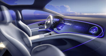 Futuristic details of Mercedes-Benz EQS revealed