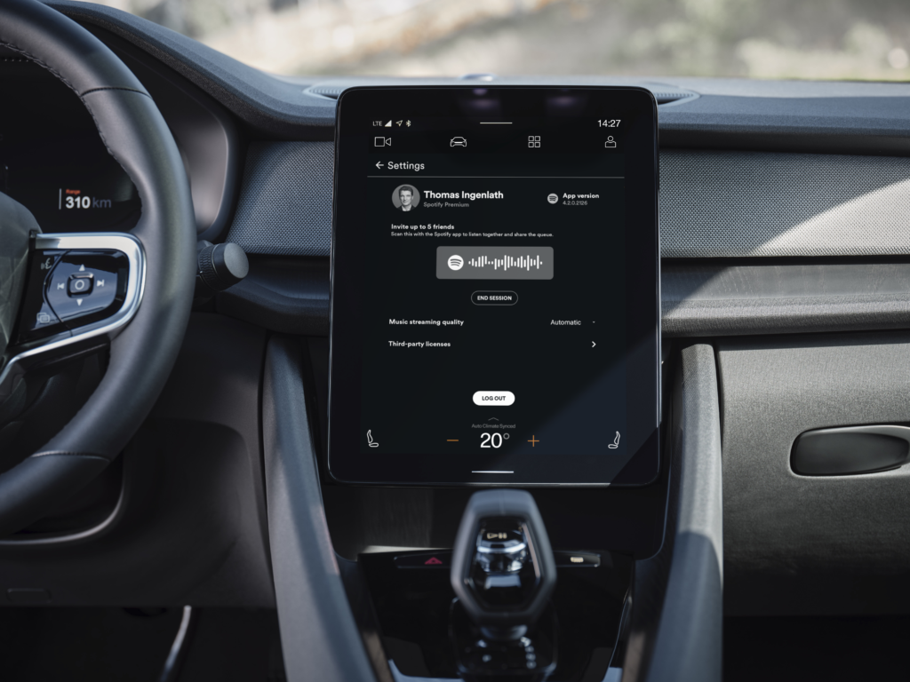Polestar adds Spotify Group Sessions to infotainment system