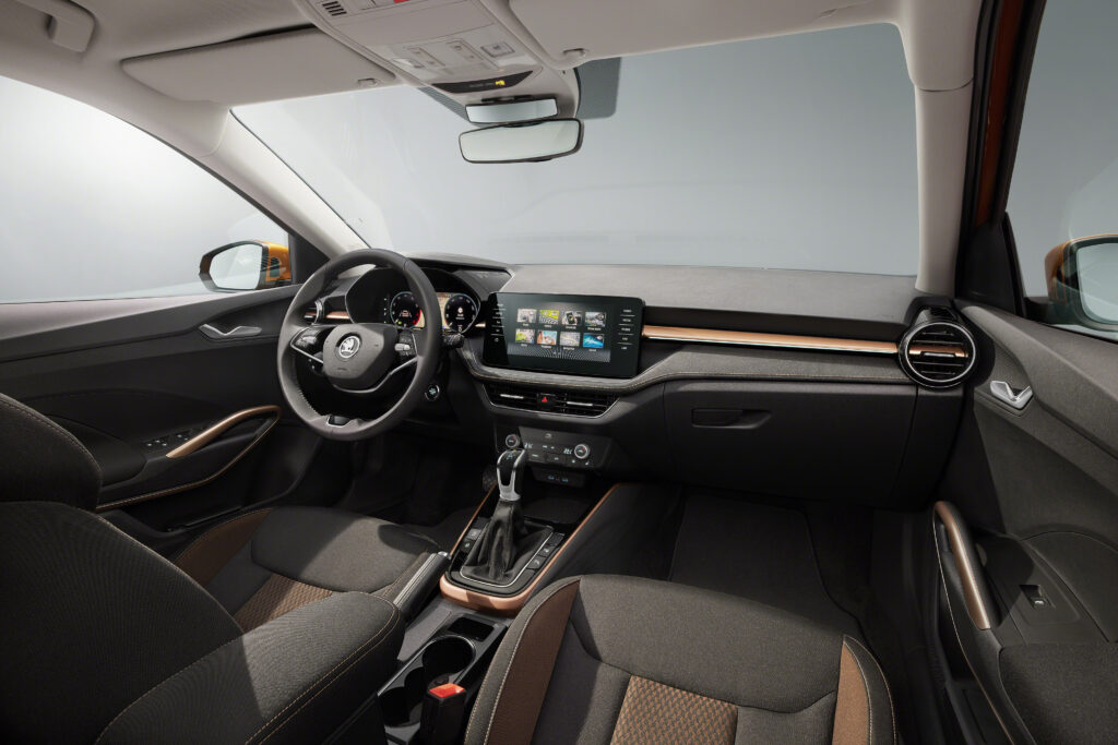 Latest interior features for fourth-generation Škoda Fabia