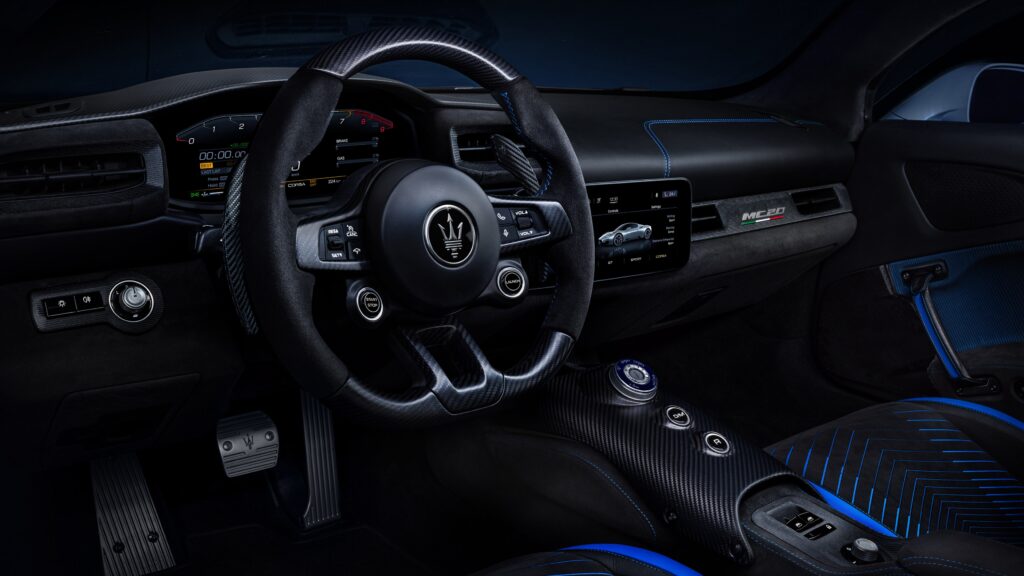 Maserati and Alcantara collaborate on MC20 interior