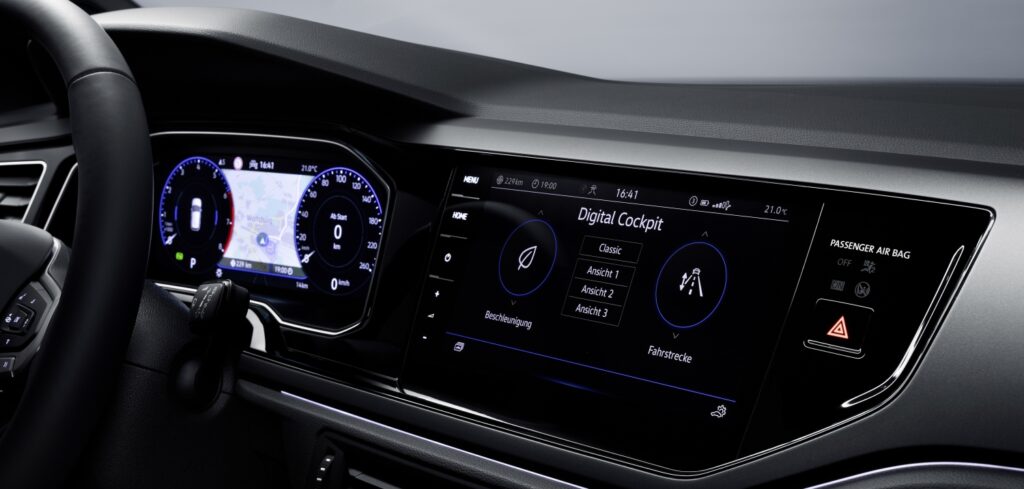BROTECT matte Schutzfolie(für Volkswagen Polo 2022 Digital Cockpit