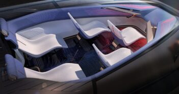 Teorema concept car from Pininfarina with different interior modes