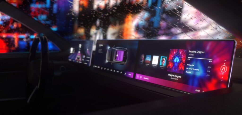 All-in-one automotive HMI provides new possibilities for cockpit design