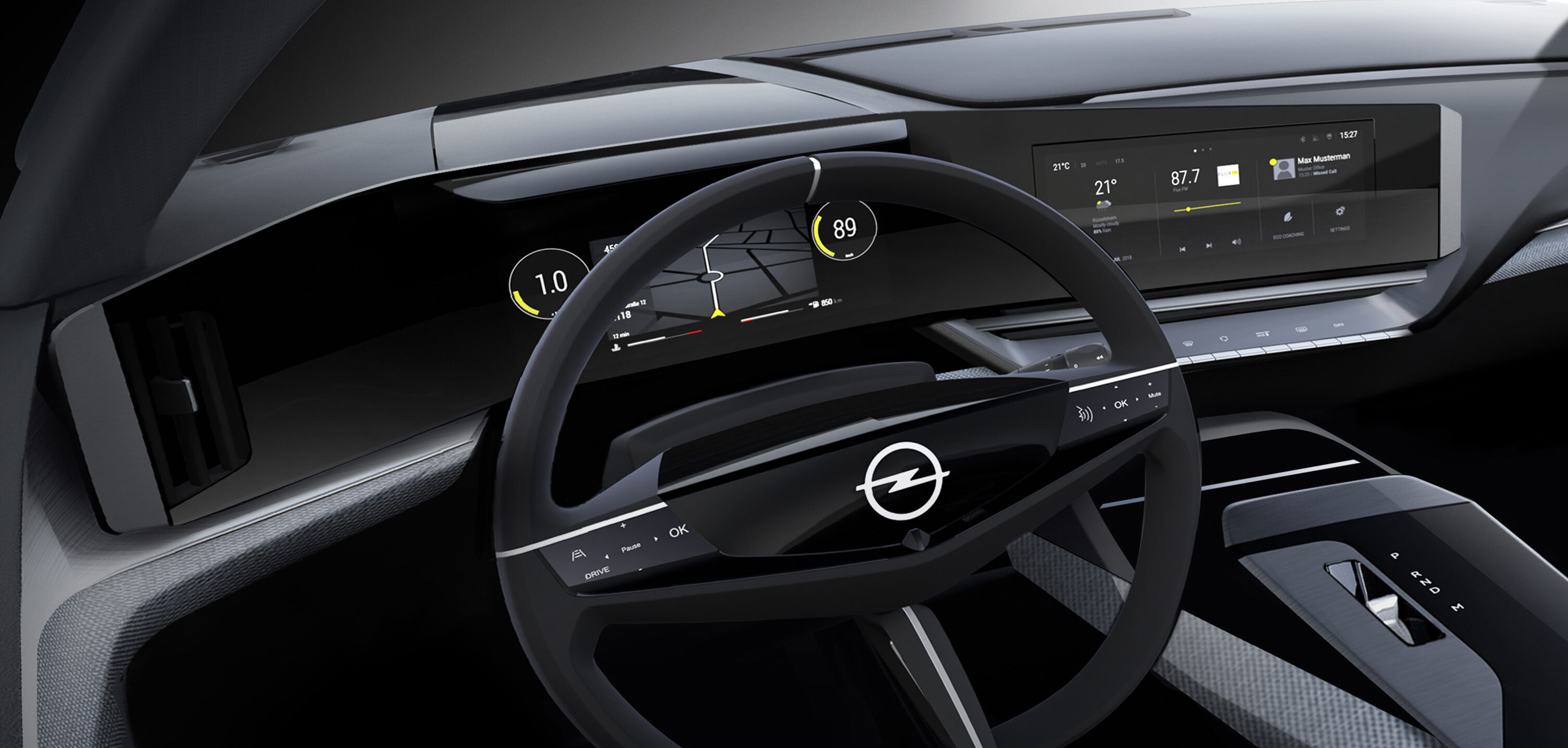 Opel Astra Sports Tourer showcases expansive digital display panel