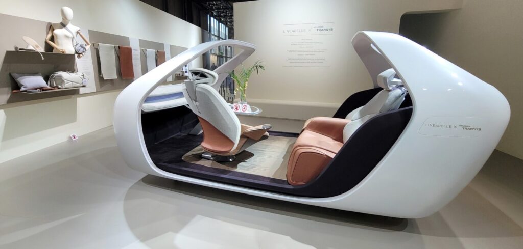 Hyundai Transys displays upcycled interior concept