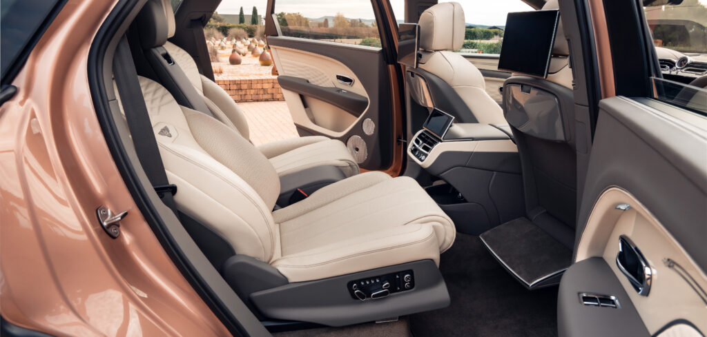 Bentley Bentayga EWB offers airline-specification seats