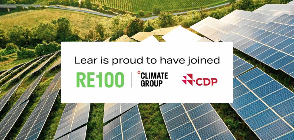 Seating and electronics manufacturer targets 100% renewable energy use by 2030