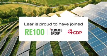 Seating and electronics manufacturer targets 100% renewable energy use by 2030