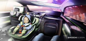 Škoda’s Vision 7S previews unique child seat arrangement