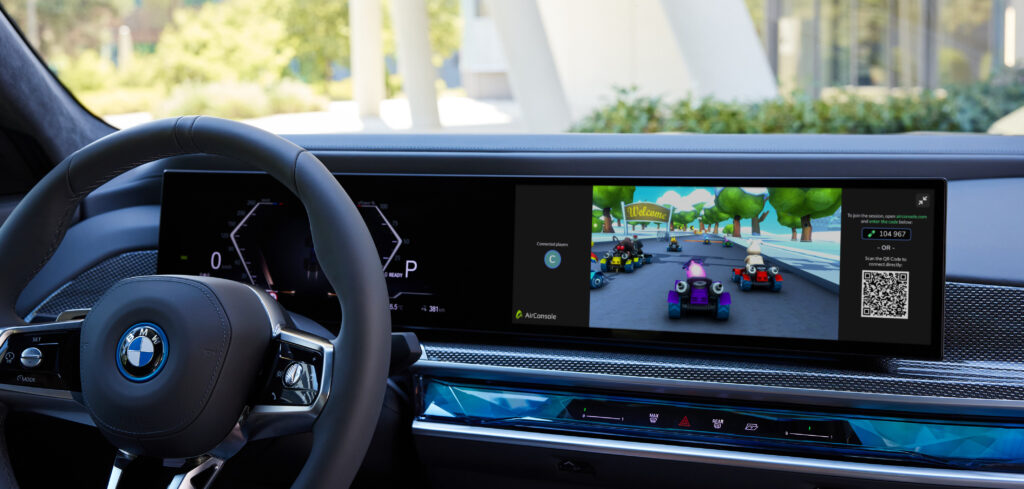 BMW and AirConsole to integrate casual gaming system into 2023 vehicles