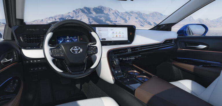 Toyota Mirai adds Toyota Audio Multimedia system for 2023