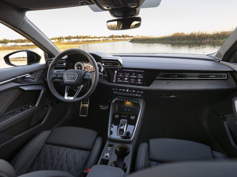 Audi A3 features interior updates for comfort and connnectivity Audi A3 features interior updates for comfort and connnectivity.