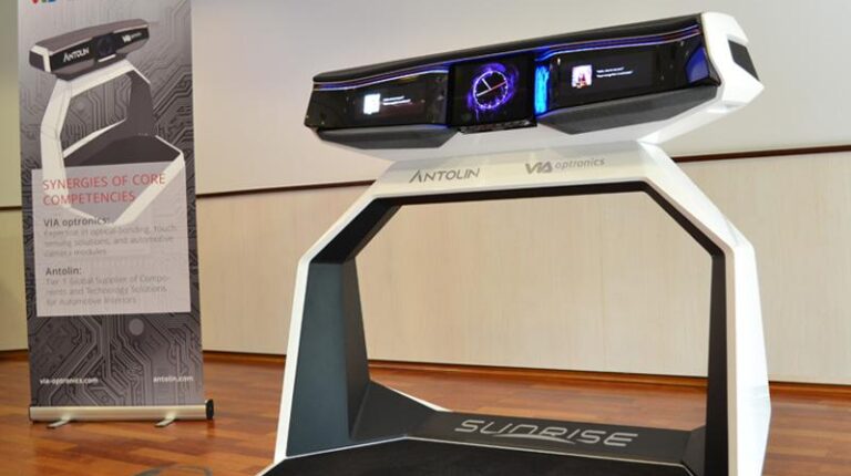 VIA optronics and Antolin introduce Sunrise cockpit concept VIA optronics and Antolin win Smart Cockpit Award at 6th Gasgoo Awards.