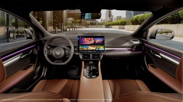 VinFast Auto launches Sony in-car entertainment service RideVu in VF 8 electric vehicle