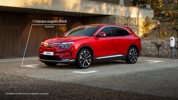 VinFast to offer what3words navigation technology in the VF 8 VinFast to offer what3words navigation technology in the VF 8