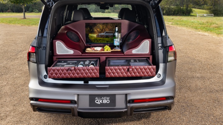 Infiniti showcases QX80 Autograph Lounge concept at SEMA Infiniti showcases QX80 Autograph Lounge concept at SEMA.