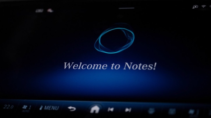 Mercedes-Benz introduces intelligent MBUX Notes app Mercedes-Benz introduces intelligent MBUX Notes