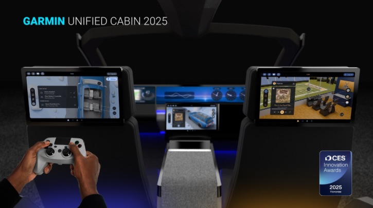 Garmin Unified Cabin named 2025 CES Innovation Award Honoree Garmin Unified Cabin named 2025 CES Innovation Award Honoree