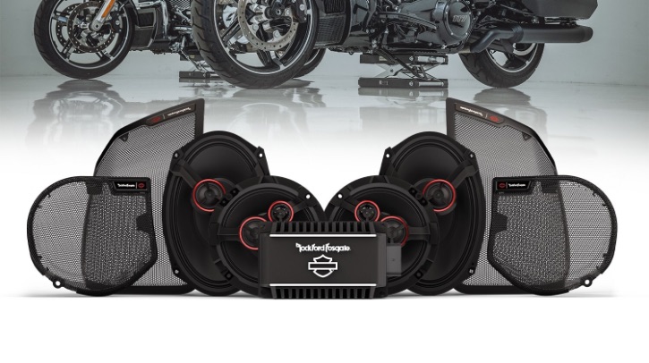 New Harley-Davidson models to feature Rockford Fosgate Stage III audio systems New Harley-Davidson models to feature Rockford Fosgate Stage III audio systems