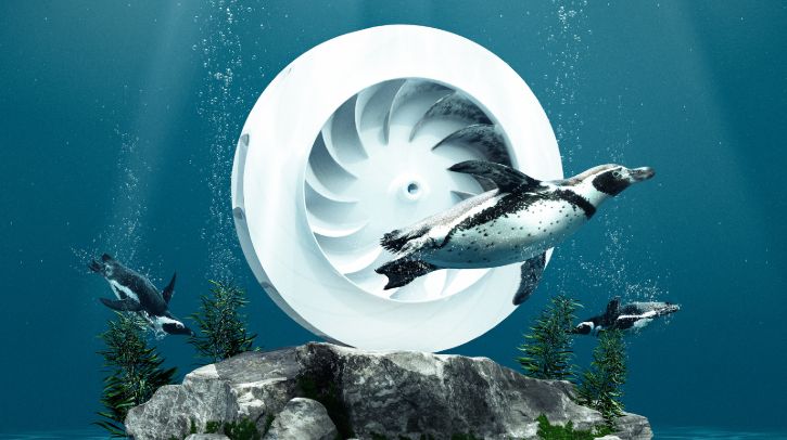 Mahle presents AC systems inspired by penguin fins Mahle presents an air conditioning system inspired by penguin fins.