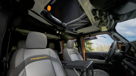 Jeep unveils rooftop tent concept.