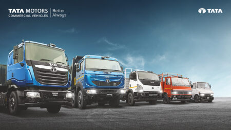 Tata Motors truck range.