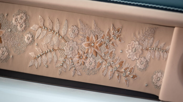Celebrating the art of lace with Rolls-Royce Phantom Dentelle.