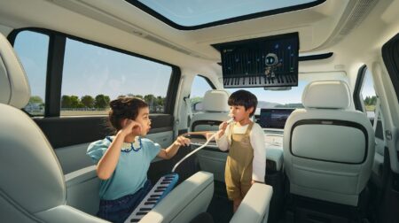 Xpeng interior.