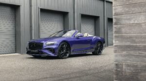 Violette Bentley Continental GTC Speed.