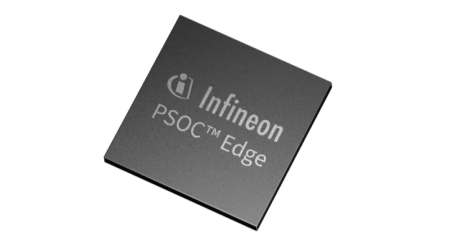 Infineon’s latest microcontroller - the PSOC Edge – shown against a white background