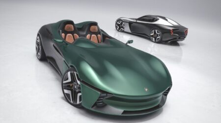 Q&A: Longbow’s vision of lightness Profile photos of the Longbow Speedster in green.