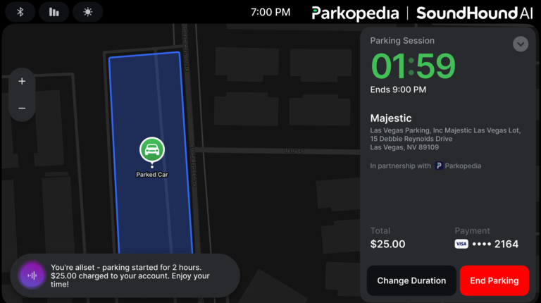 Voice-controlled parking assist arrives as Parkopedia and SoundHound expand partnership SoundHound AI and Parkopedia launch voice AI-powered parking search and payment agent.