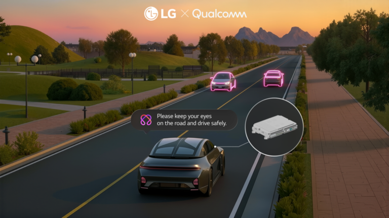 LG to unveil AI Cabin Platform at CES 2026 Infographic of LG automotive tech including the AI Cabin Platform, with captions detailing its features and benefits