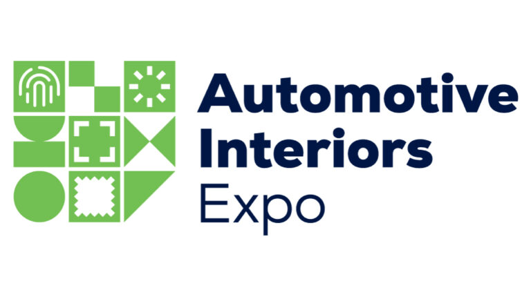 Automotive Interiors Expo logo and branding on a white background.