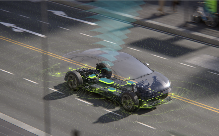 Software-designed-vehicle illustration.