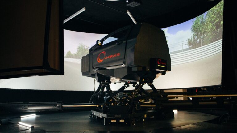 The VI-Grade DiM250 driving simulator.
