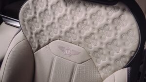 Seat from the Bentley and Boodles collaboration.