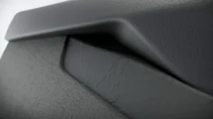 Door panel injected with Microject.