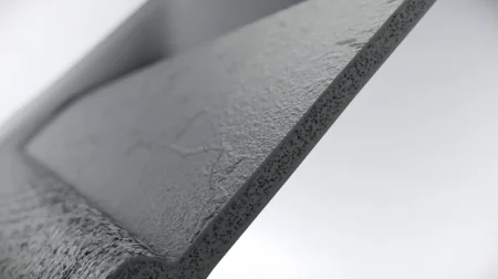 Less is more: natural-fiber composites and foam molding reduce interior weight Door panels injected with Microject.
